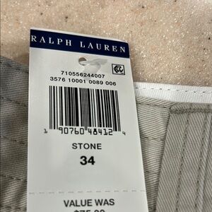 Ralph Lauren Stone Gray Trousers
